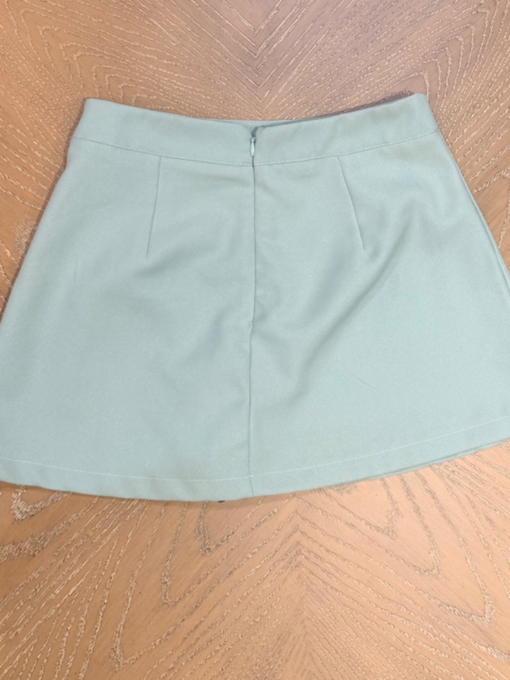 Mint Green Two-Piece Skirt Set w/ White Collar – Retro Style - Picture 6 of 10